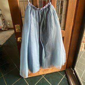 Dusty Blue Tulle Skirt